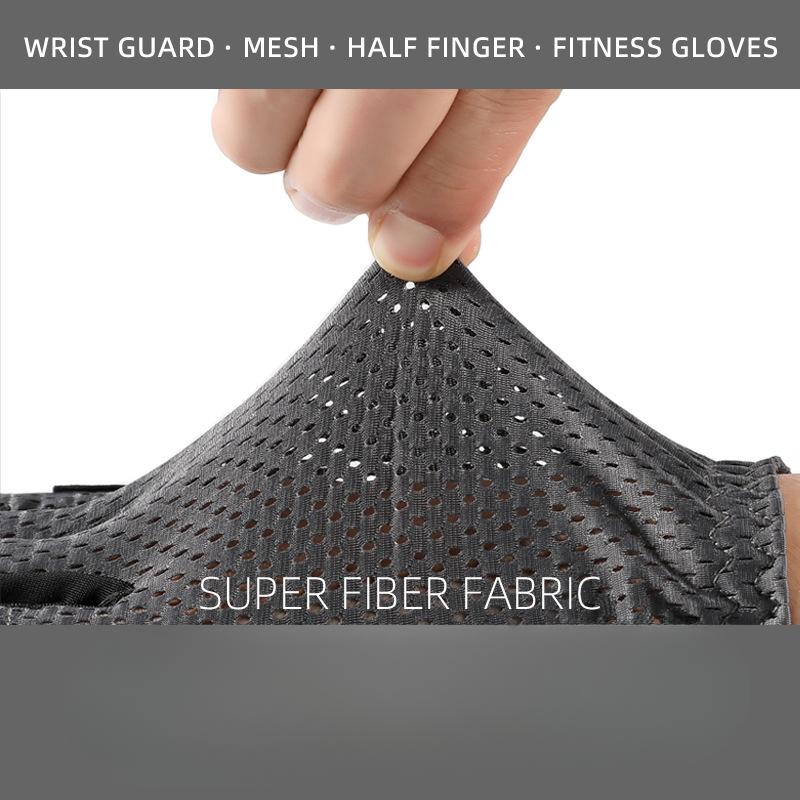 Fitness Gloves Wrist Guards Equipment Breathable Sports Supplies Silicone Weightlifting Dumbbell Training Fitness Gloves Wrist Guards