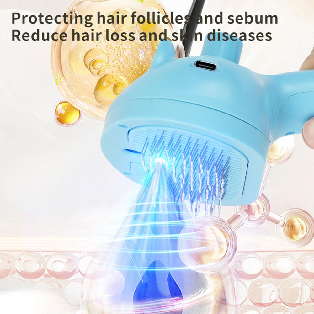 Cat Steam Brush Cat Grooming Brush Multi-Function Cat Shedding Comb Floating Hair Brush for Small & Large Pets