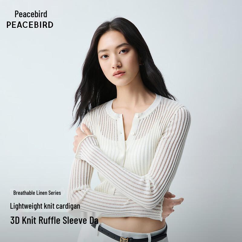 Peacebird Women s Knit Short Cardigan M