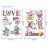 1 Set Strass-Malaufkleber, breite Anwendung, umweltfreundliche Weihnachts-Fußball-Malaufkleber