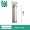 201/304 Stainless Steel Double-Ended Stud, 100mm, External Double Thread, DN15 20
