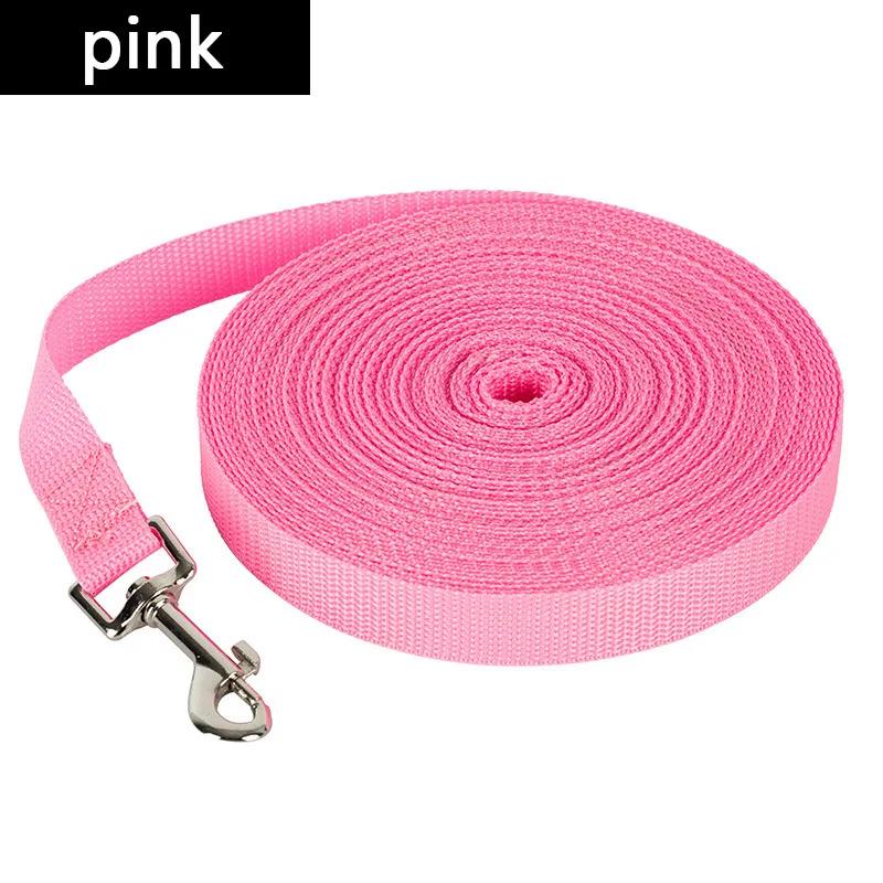 

5 м Удлиненный поводок для собаки Прочный нейлоновый поводок для щенка для маленьких, средних и крупных собак Выгул, тренировка, кемпинг Аксессуары Собачья цепь 5m