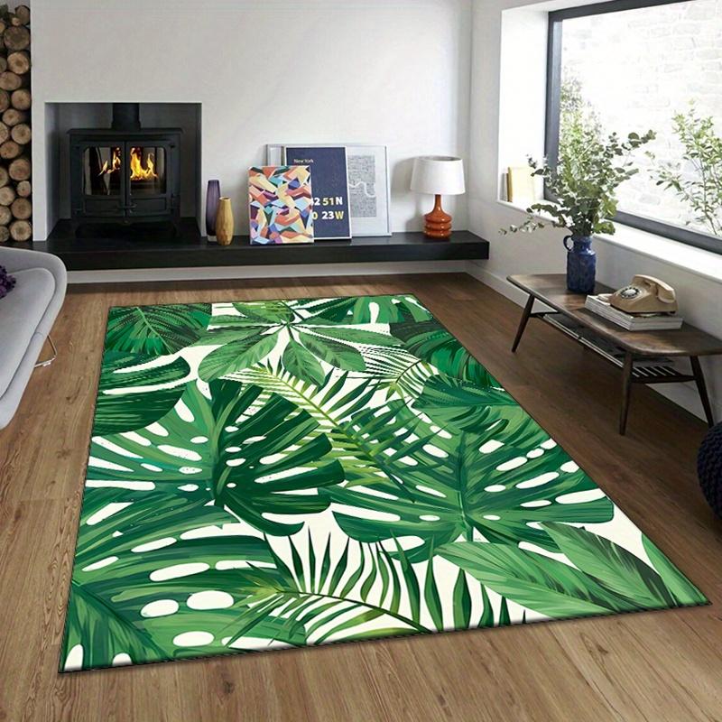 

VIKAMA Tropical Rainforest Leaf Carpet Large Area Rug Living Room Carpet Soft Doormat Welcome Mat Study Room Carpet Home Decorat 50X80CM (1.6X2.6FT