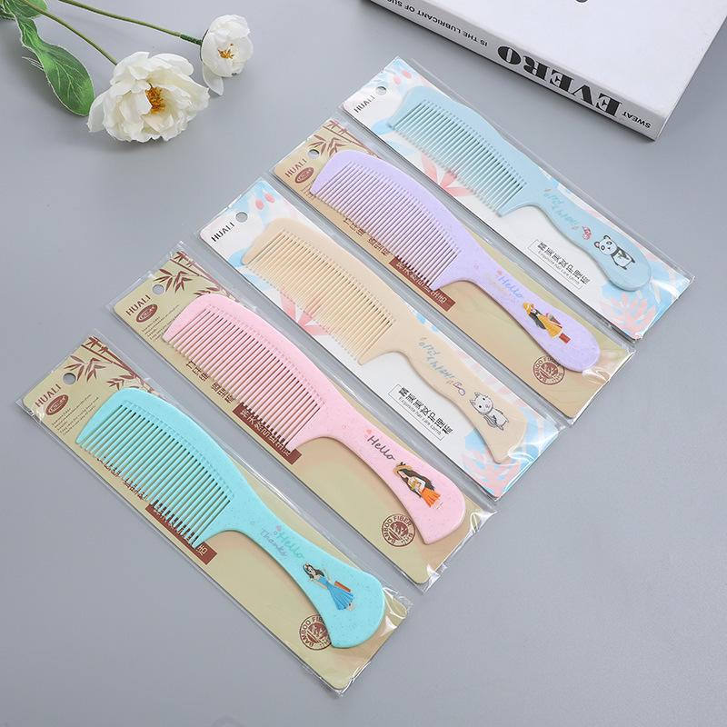 Multicolor Cartoon Print Durable Makeup Comb