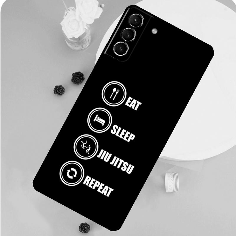 Judo BJJ Jiu Jitsu Case For Samsung Galaxy S23 FE S20 S21 S22 Ultra S8 S9 S10 Plus Note 10 20 Ultra Soft Cover