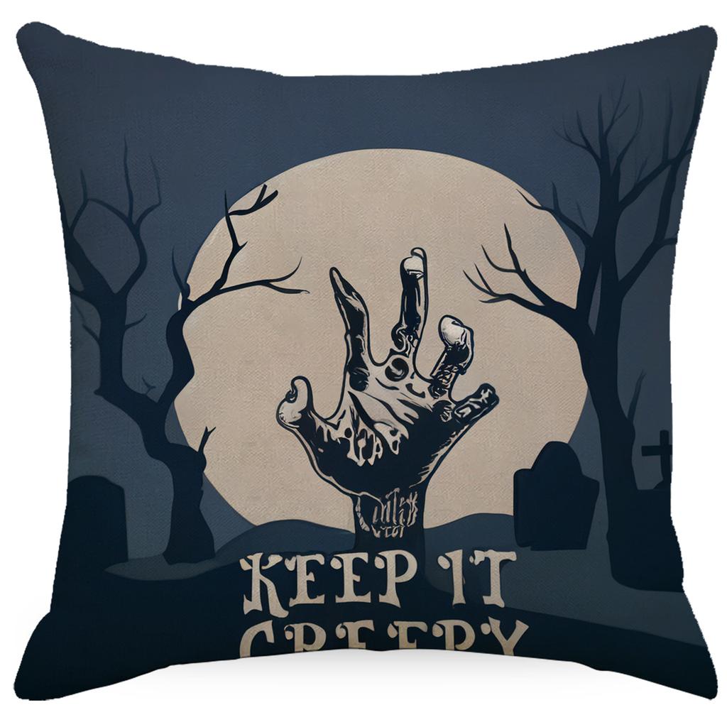 Halloween Pillow Cover Living Room Sofa Bedroom Pillow Cover Cushion Home Ornament Pillow Premium Durable Quality
