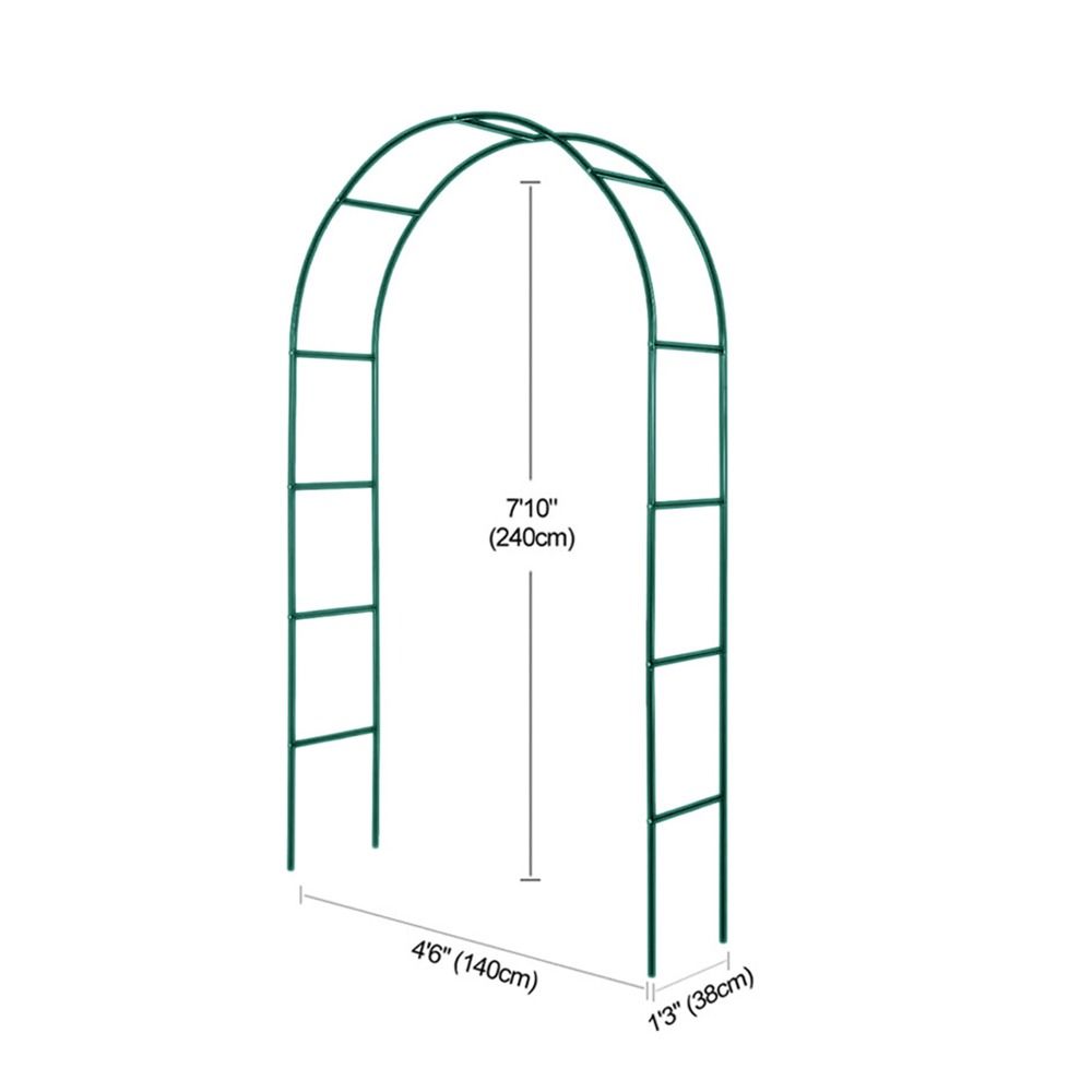Black White Green Balloons Archway Iron Art Plant Support Trellis Flower Frame Door  Indoor Outdoor