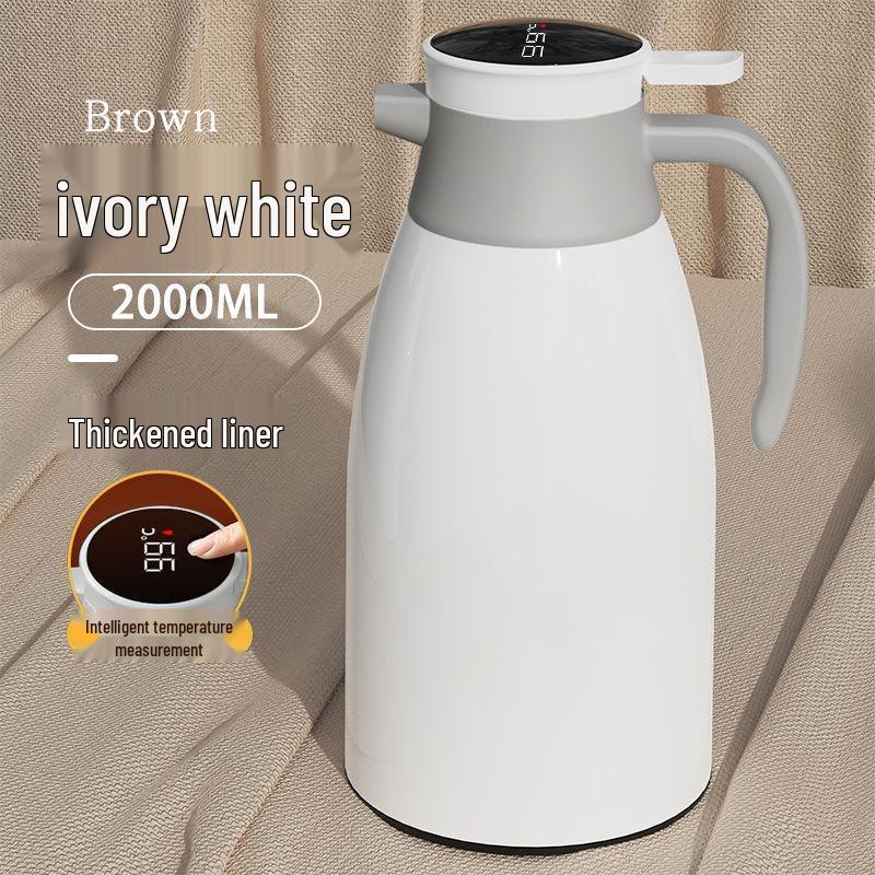 Умный электрочайник - Большая емкость, Изолированный и Сохраняющий тепло термос для бытового использования 1000ml + Dustproof Spout + Vacuum Inner Tank