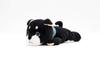 Shinada Lazy Party Dog Shiba Inu Black (Small) 7 X 12 X 7 Cm Plush Toy Animal Item LPDS-0098B