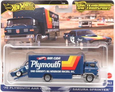 1/64 Scale '70 Plymouth AAR Cuda & Sacra Sprinter