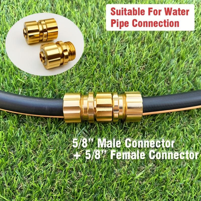 Quick connecting Swivel Connector Garden Hose Coupling Universals Water Pipe Fitting For Garden Irrigation Car Washing