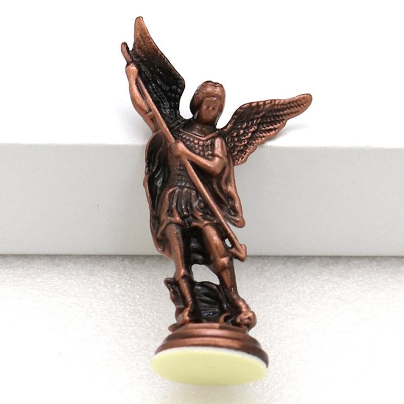 Modern Crafts Centerpieces Metal Statue Tabletop Office Guardian Ornaments Religious Guardian Decorations Photo
