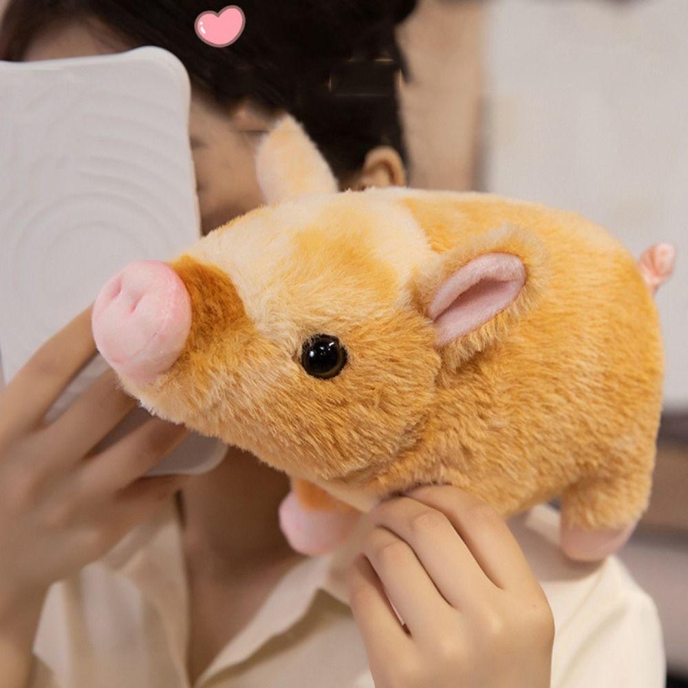 Soft Piggy Plush Toy Comfortable To Touch Stuffed Animals Plush Plush Piggy Doll Decoration