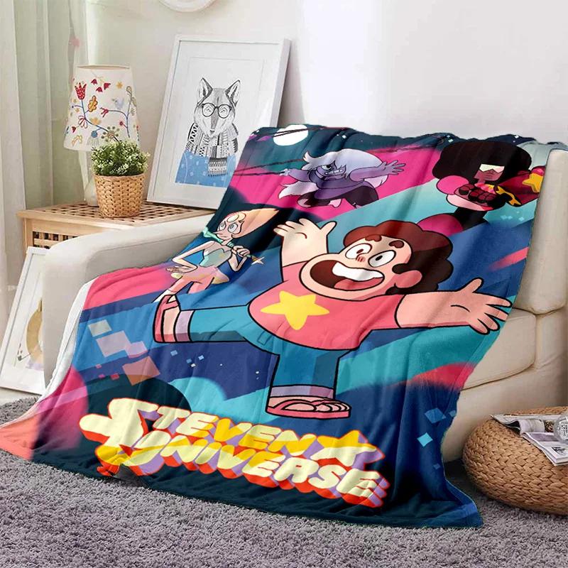 Soft Warm Anime Curly Hair Steven Universe Living Room Sofa Cover Carpet for Beds Decoration and Picnic Blanket for Kids