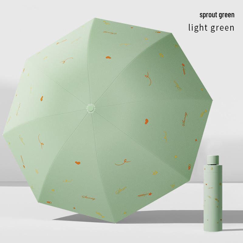 Premium Black UV-Resistant Dual-Purpose Women's Umbrella & Parasol