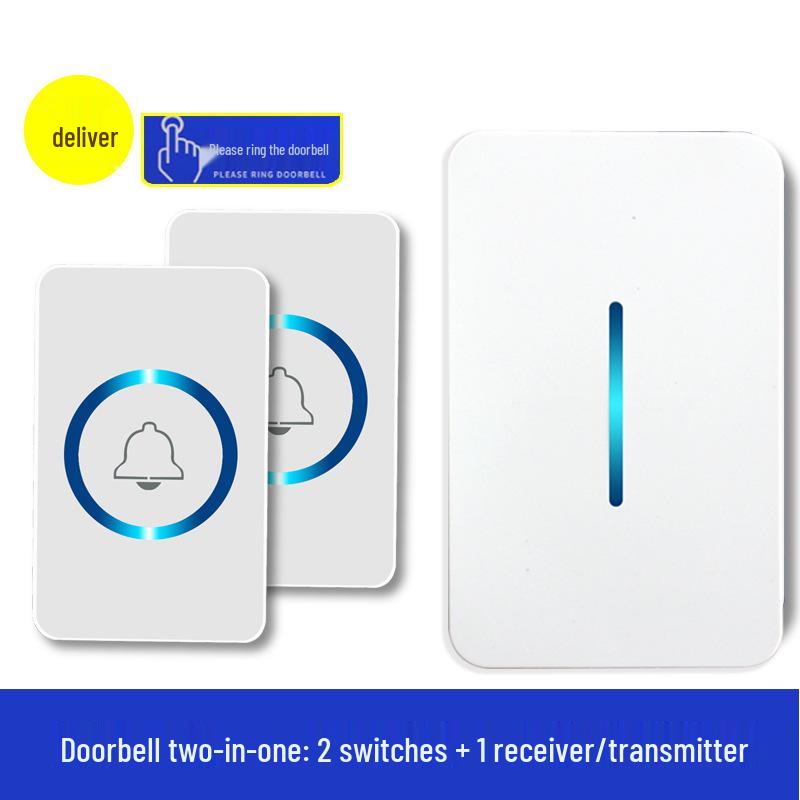Smart Long-Range Wireless Doorbell with Elderly Call Button