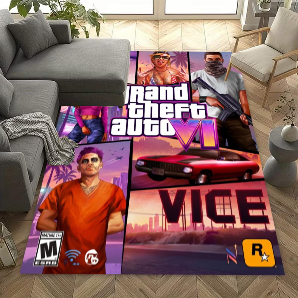 Grand Theft Auto Most Area Rug Perfect For Dining Room Foyer Kitchen Decorate Room Antislip Rug Decorate Offices Wedding Party Gift