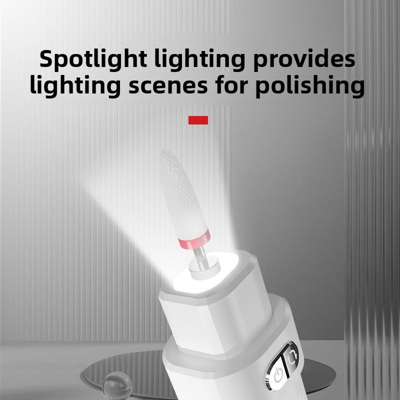 Przenośna frezarka do paznokci Elektryczna polerka do paznokci Zestaw narzędzi do manicure i usuwania lakieru Elektryczne narzędzia do zdobienia paznokci