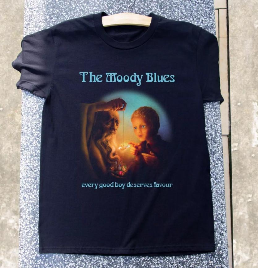 

Vtg THE MOODY BLUES Every Good Boy Deserves Favour Unisex T-shirt, size S-4XL 4XL