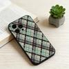 Fashionable Classic Plaid Pattern  Phone Case For iPhone 17,16,15,14,13,12,11 Plus,Pro Max,XS,Soft Silicone Black Cover