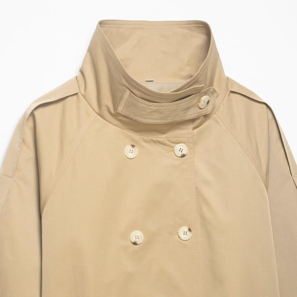 European and American style, new women's clothing, fashionable, casual short turtleneck trench coat 7522/060/710