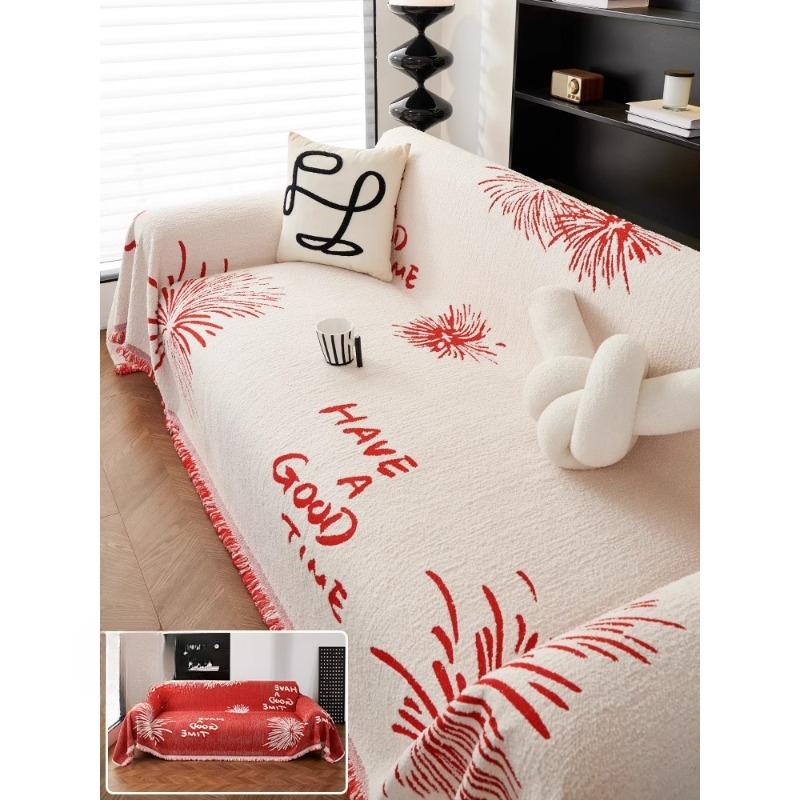 

Universal Sofa Cover Towel Full Cover Cloth Four Seasons Simple Modern Anti Cat Scratch Sofa Blanket 180*130cm