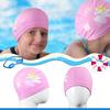 Cartoon Unicorn Silicone Swimming Cap Waterproof Swim Hat for Kids and Toddlers Boys and Girls