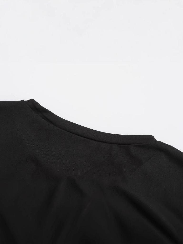 Colorful Floral Retro Bohemian Short-Sleeve Loose T-Shirt for Women