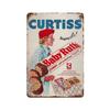 Candies Cookies Metal Tin Signs Wall Decoration Plaque Vintage Art Poster Iron Painting for Man Cave Home Cafe Garden Club Bar
