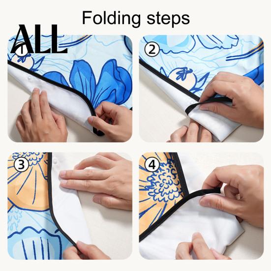 Durable Floral Bib Adult Bib, Waterproof Easy Clean Feeding with Oil-proof Printed, Elderly Clothing Protector, for Seniors Dining Aid Stylish Senior