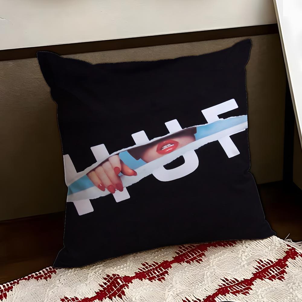 Brand HHuf Fashion Cushion Cover Reversible Soft Durable Pillow Cover Home  Car MultiScene Use for Daily Comfort