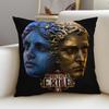 Dark PPath of ExileS Cushion Cover Breathable and skinfriendly linen pillowcase square removable and washable cushion