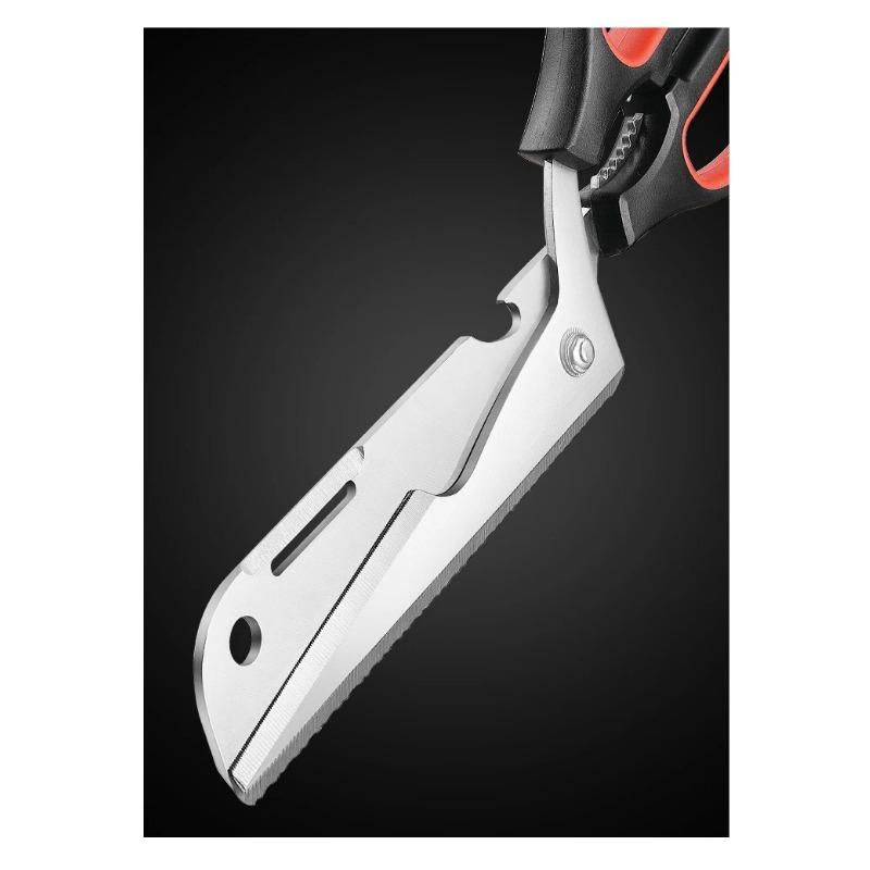 Tijeras grandes de acero inoxidable desmontables para cocina doméstica, cortador potente para acampar al aire libre, cortador de barbacoa, multiherramientas para barbacoa