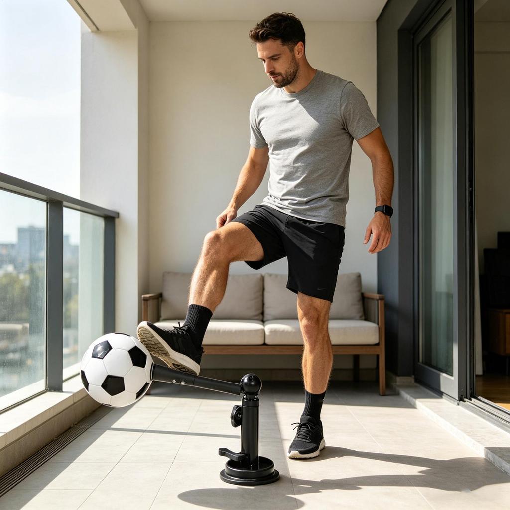 Soccer Training Aid Football Training Equipment Hands-Free Soccer Ball Kicking Practice for Boys Girls Indoor School Outdoor