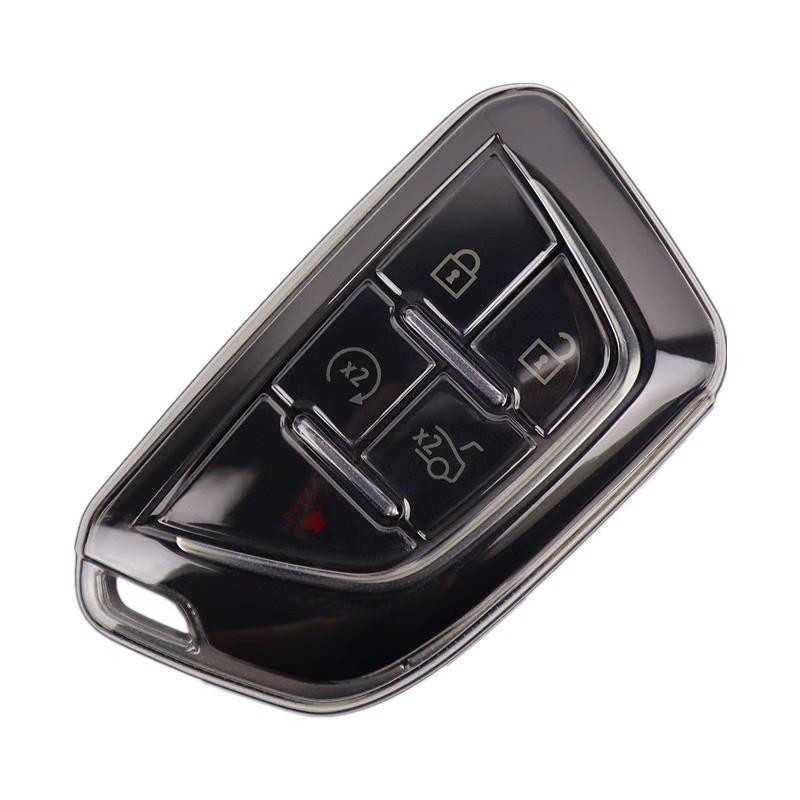 Ultra-thin Transparent Key Cover for Cadillac XT4, XT5, XT6, CT6, ATSL, CTS, XTS