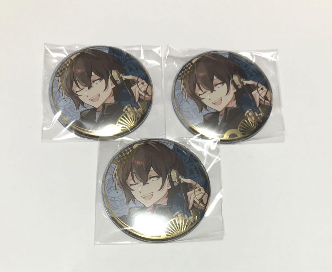 

[USED] Bungo Stray Dogs Harukawa 35 Art Collection Gamers Limited Edition Foil Stamp Can Badge Dazai Osamu