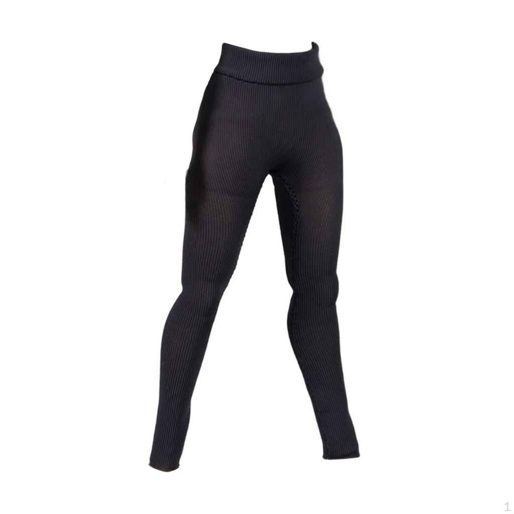 1/12 Action Figure Pants, Stretch Leggings, Miniature Clothing, Elastic for 6 inch Figures Body