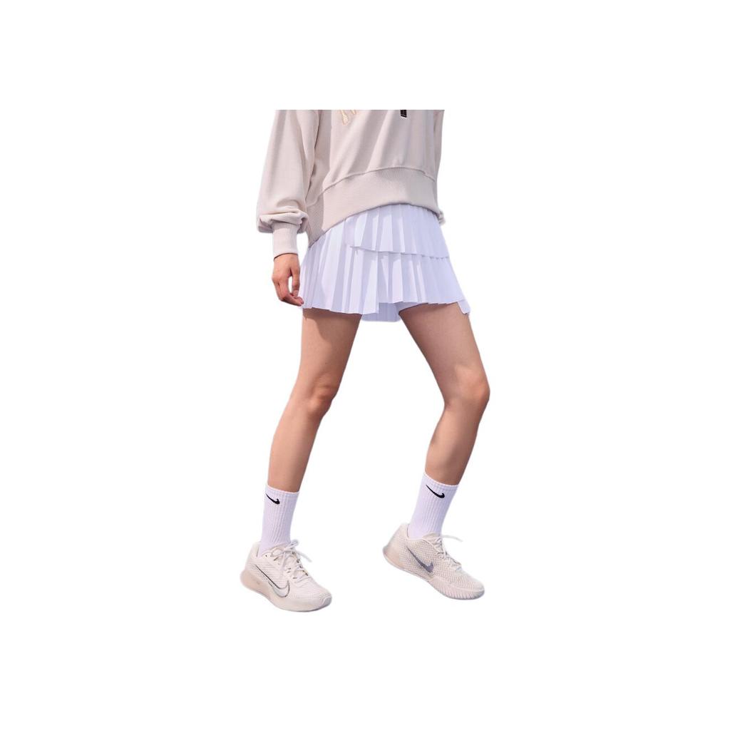 Nike Court Advantage Comoda Gonna da Tennis ad Asciugatura Rapida Donna gonne Bianco Nero CV4679-100