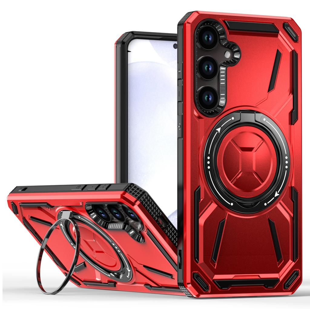 For Samsung Galaxy S24+ Case Kickstand Hybrid Magnetic Phone Cover