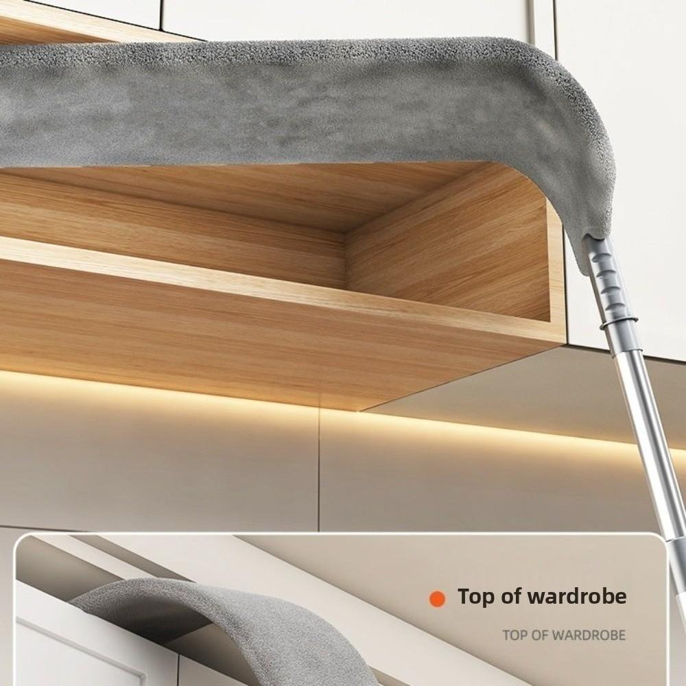 Flexible Head Extendable Duster Lightweight Under-Bed Cleaning Tool Floor Cleaning