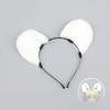 Cartoon Ear Headband for Halloween KC Maid Hairhoop RolePlaying Props Hairband Costume Accessories Cosplay Headpiece