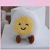 Boiled Cheerful Egg Plush Toy Pp Cotton Stuffed Animal Gift For  Decoration Bag