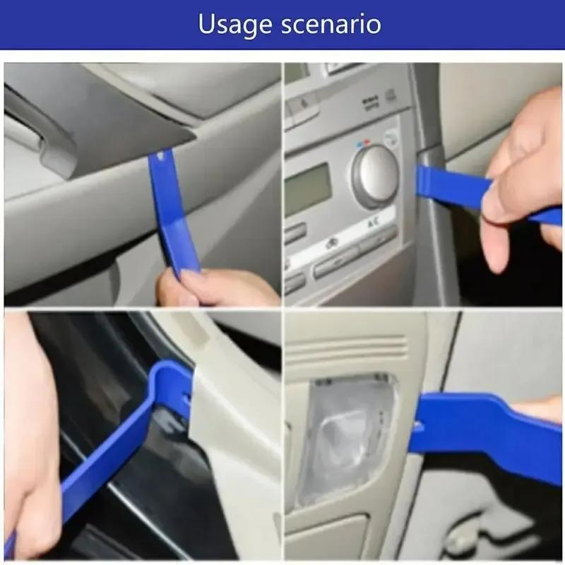 Auto Plastic Trim Removal Pry Tool Kit, Car Door Clip, Dashboard Radio Audio Panel Disassembly & Installation Tools, Vehicle Interior Repair Kit