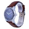 Zeppelin New Captain's Line Blue Dial Leather Strap Automatic 8662-3 86623 Men's Watch
