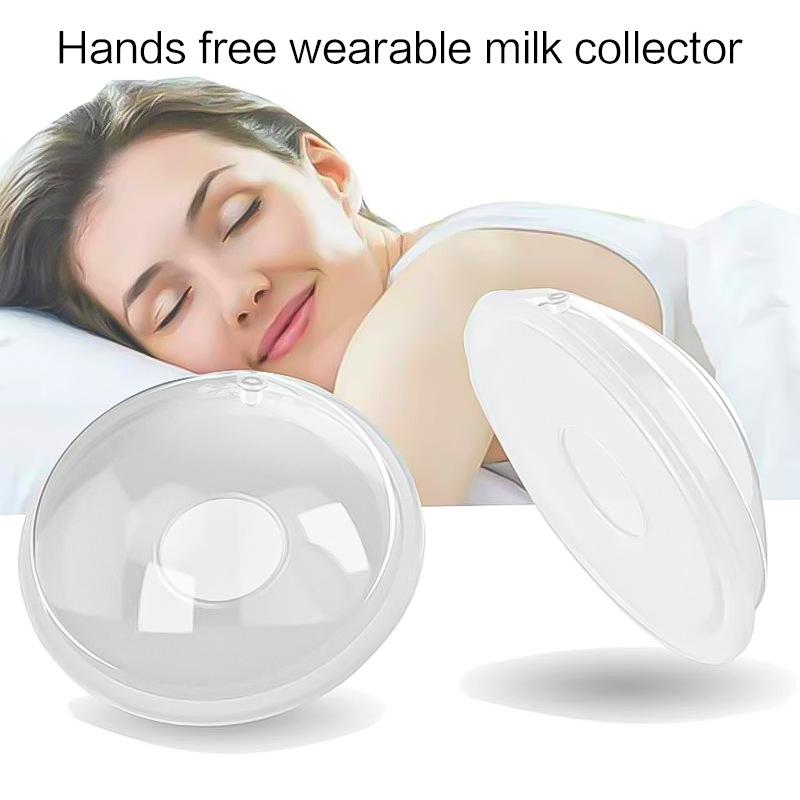 1Pcs Portable Breastmilk Collector, Soft Anti-Spill Breast Pads for Nursing Moms, Food Grade Silicone, Safe and Non-Polluting