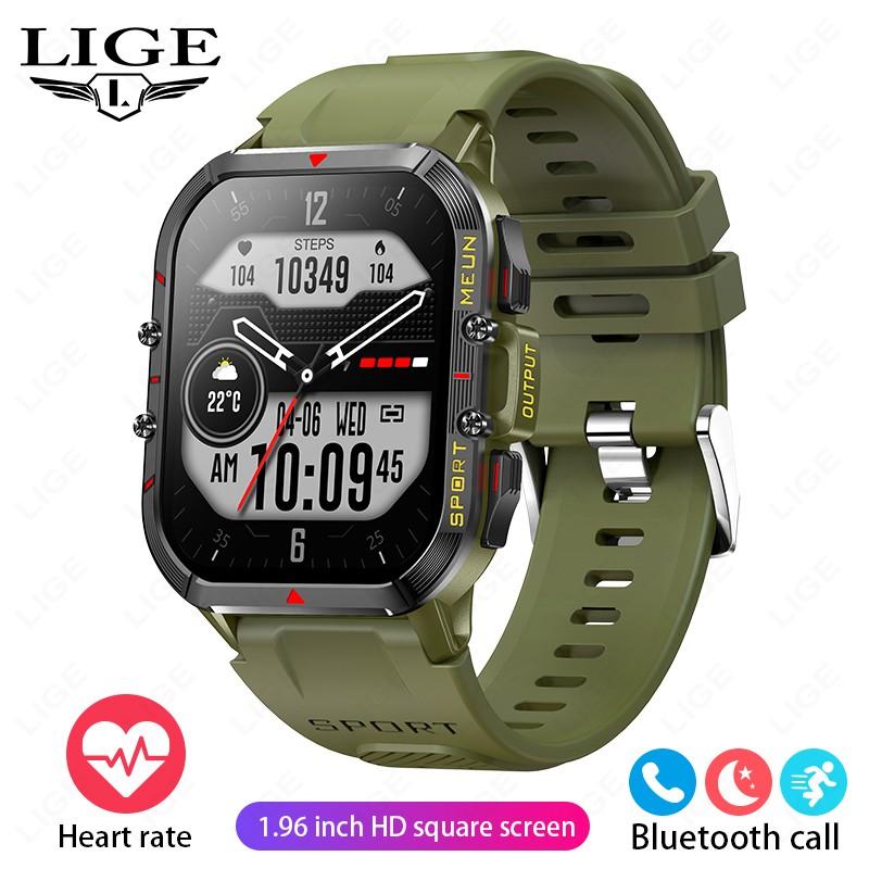 New Smart Watch For Men 1.96"HD Full Touch Screen Sports Fitness Watches Bluetooth Call Digital Smartwatch Wristwatch