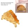 Napkin Holder European   Metal Hollow Flower Pattern Paper Tissue Holder Freestanding Paper Napkin Dispenser