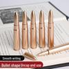Creative Bullet-Shaped Ballpoint Pen - Sleek and Unique Neutral Pen for Students and Boys