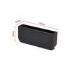 Black Car Center Console Seat Storage Box Organizer Phone Holder Self-adhesive