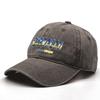 Curacao Flag Color Printed Baseball Cap Washed Distressed Dad Hat Casual Sun Hat Unisex For Outdoor Sports And National Team
